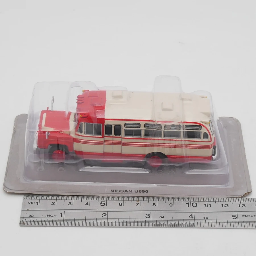 IXO 1:72 Scale Diecast Alloy Nissan U690 City Bus Toys Cars Model Classics Adult Souvenir Collectibles Gifts Static Display