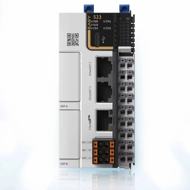 Easy522-0808TN PLC Motion Control EtherCAT Communication Ethernet IP Drive Modbus TCP HMI Powerful Controller