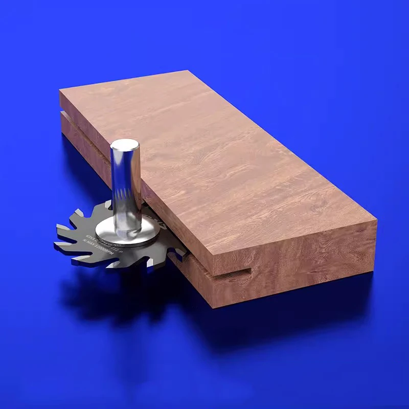 Lama per sega scanalata LIVTER per la lavorazione del legno sega per scanalature in plastica di alluminio Set completo di coltelli a forma di T con gambo