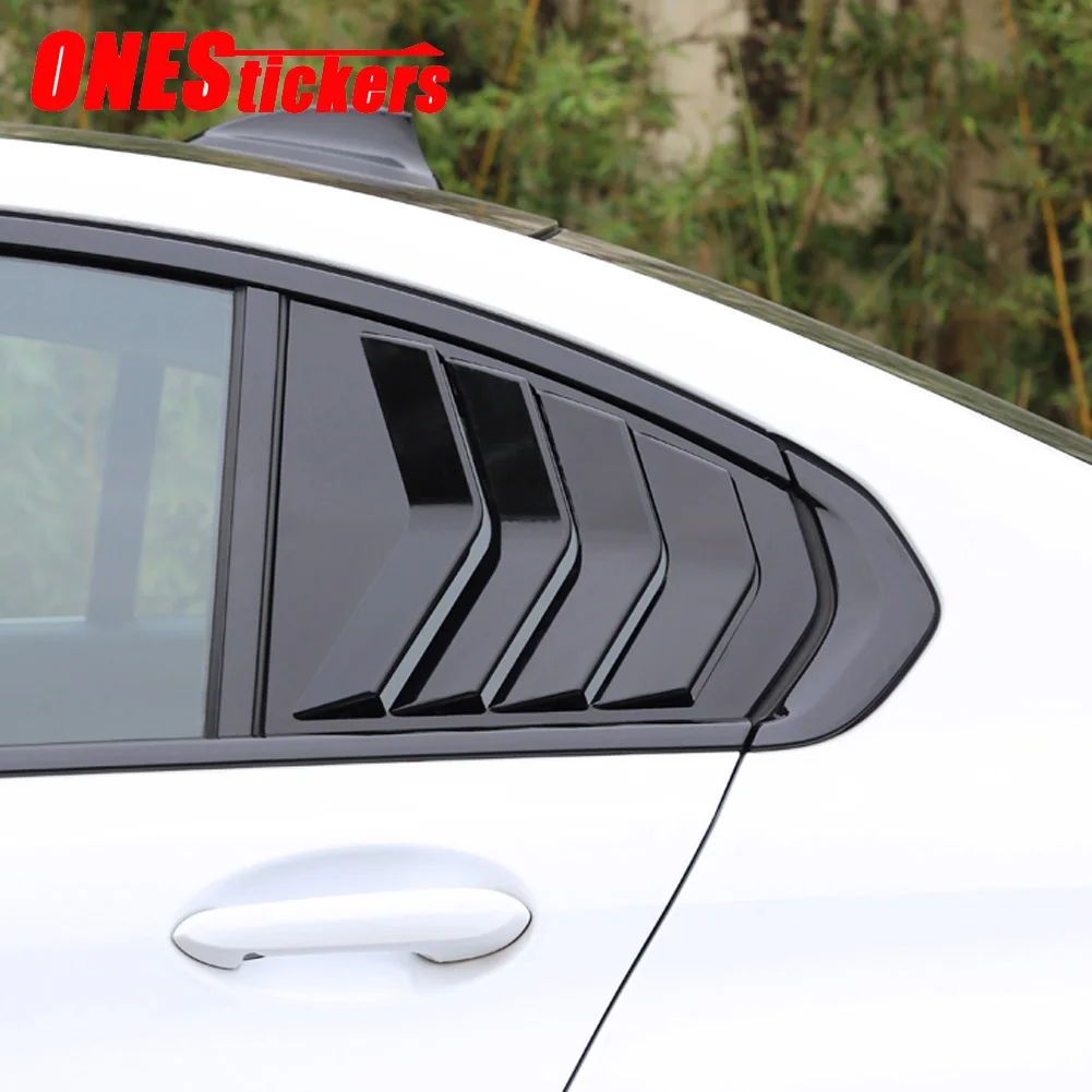 

For BMW 3 Series G20 G28 2019 2020 2021 2022+ Car Styling Accessories Door Rear Window Triangle Shutters Louver Cover Trim Frame