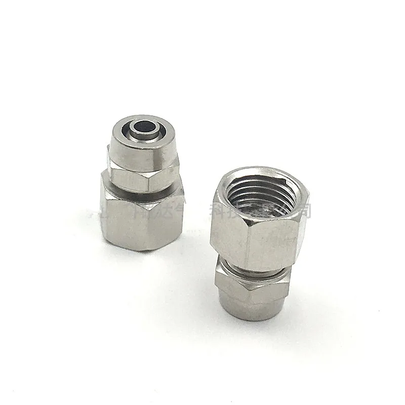 1 peça klcf 4-12mm od tubo pneumático acessórios de torção rápida 1/8 "1/4" 3/8 "1/2" rosca fêmea mangueira de ar conector de acoplador de junta rápida