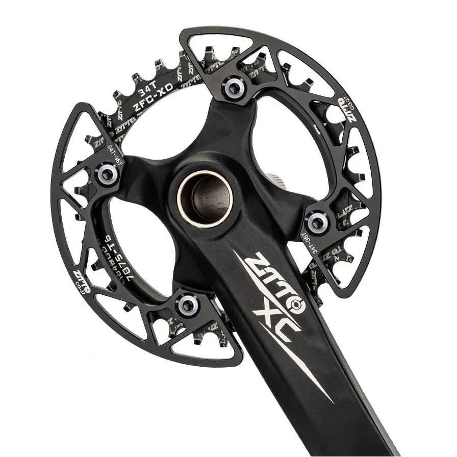 ZTTO MTB Chainring Guard 104BCD NW 30-40T Aluminum Black/Titanium Crankset Protector