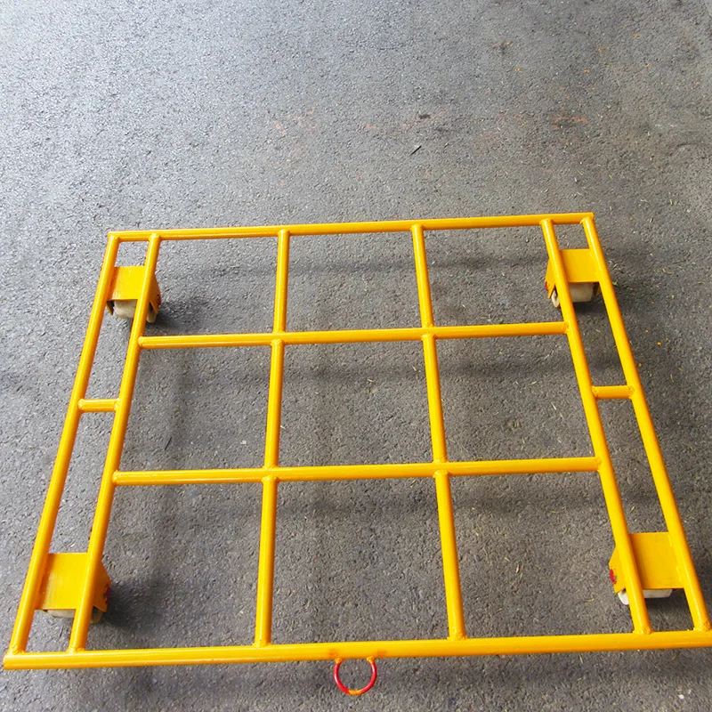 

Railway flat car rail car, track flat trolley, insulated nylon wheel tool