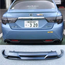 Do tylnego zderzaka Dyfuzor Lip Splitter Toyota MARK X ABS Carbon Fiber REIZ Refit Akcesoria Czarny Body Kit 2012 2013 2014 2015