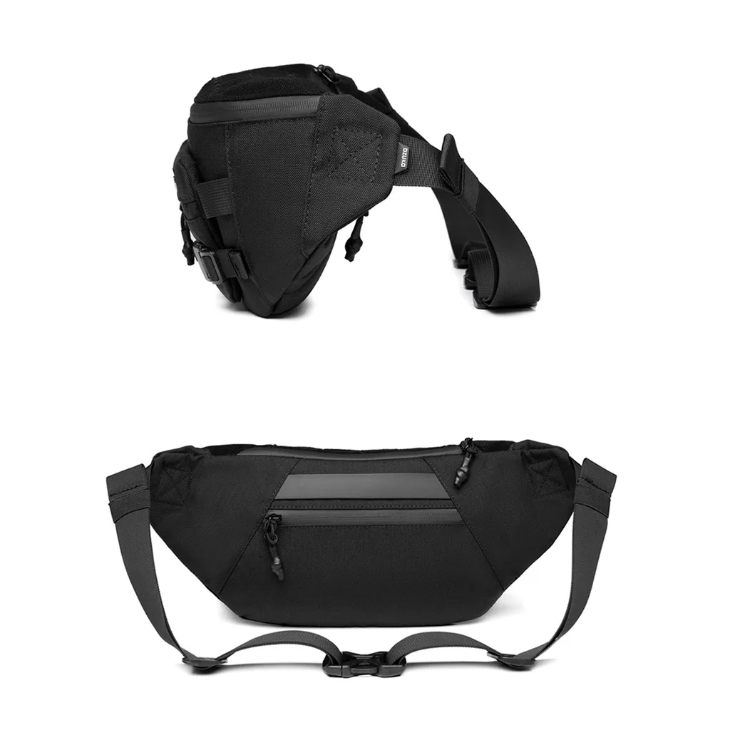 Ozuko Outdoorowe Taktyczne Funkcjonalne Wodoodporne Torby na Klatkę Piersiową Męskie Techwear Torby na Pas High Street Torby Crossbody bolsos сумка
