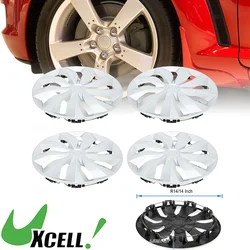 UXCELL 14 Inch Auto Wheel Rim Hub Cover 4 Pcs Universal Car Wheel Hub Caps Vehicle Protective Wheel Replacement Parts