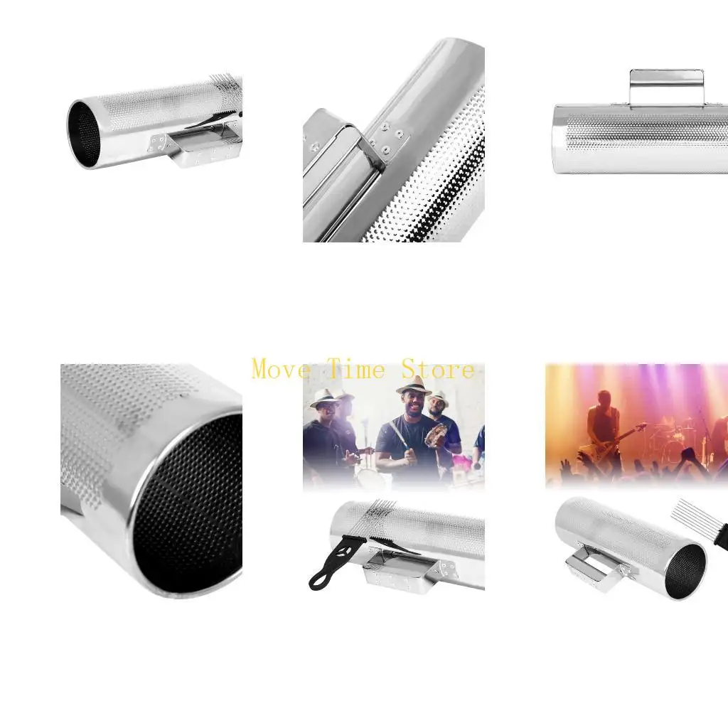 

Металлический шейкер Guiro 92ME со скребком, музыкальная игрушка для раннего обучения, перкуссионные музыкальные инструменты для