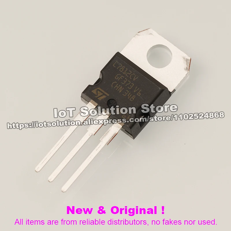 (30PCS) L7812CV-DG Positive Voltage Regulator ICs L7812CV DG