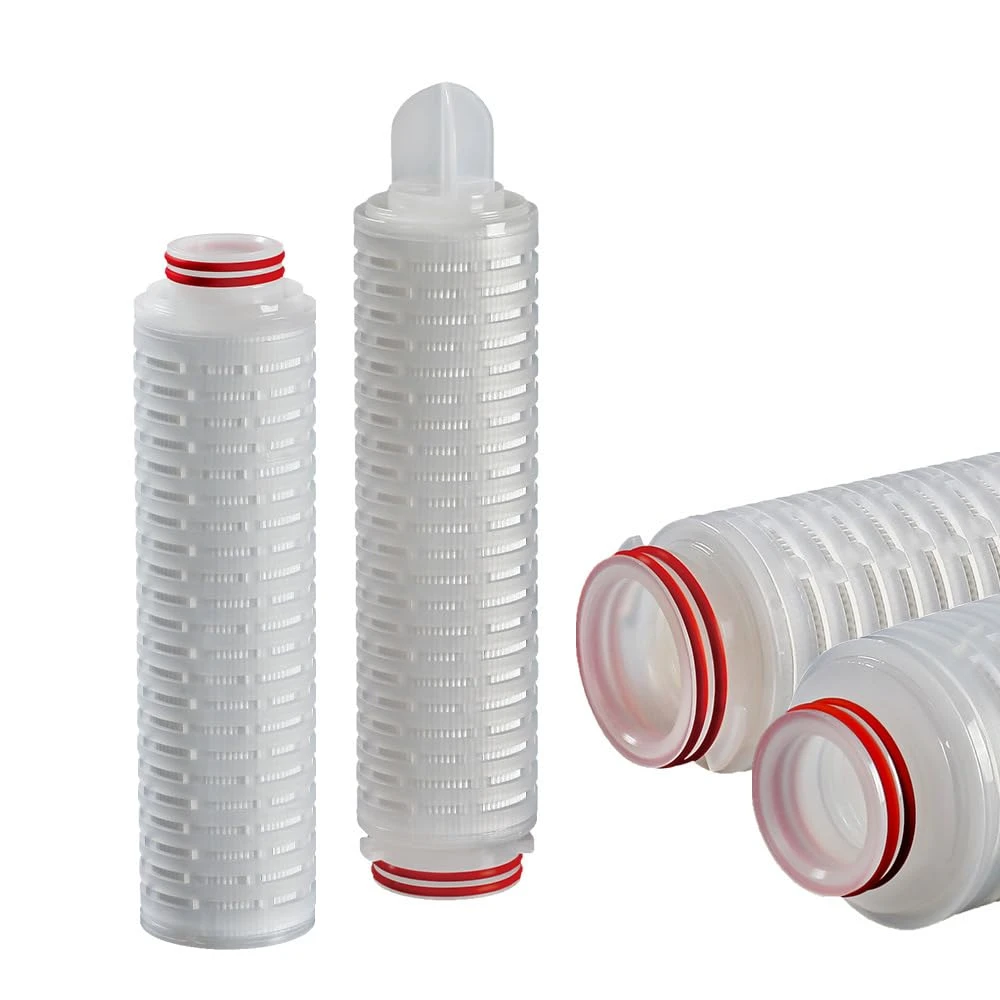 Waternoble High Efficiency PES Membrane Pleated Filter Cartridge 0.1 Micron Absolute for Wine 0.5 Micron for Industrial Water
