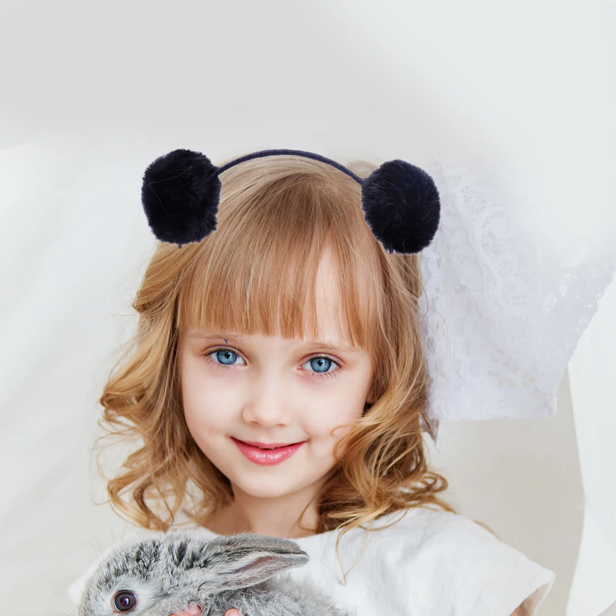 

6 PCS Ball Headband Women's Headbands Furry Hair for Headwear