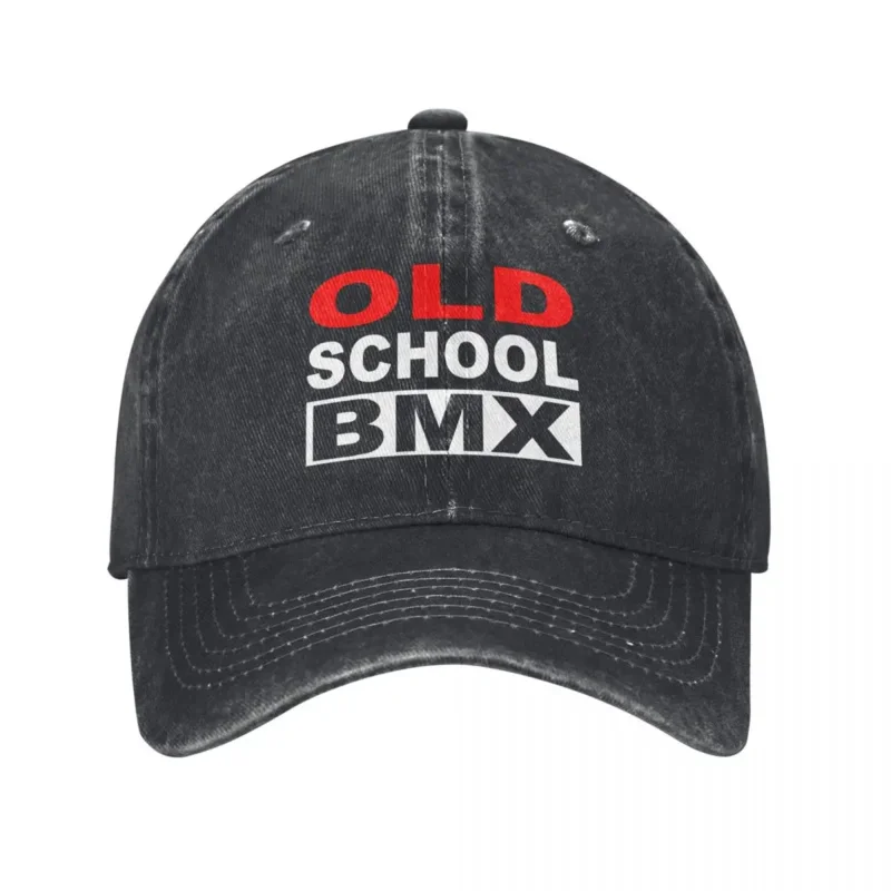 Old School Bmx Vintage Unisex Baseball Cap Racing Redline Schwinn Distressed Denim Caps Hat Retro Outdoor Workouts Headwear