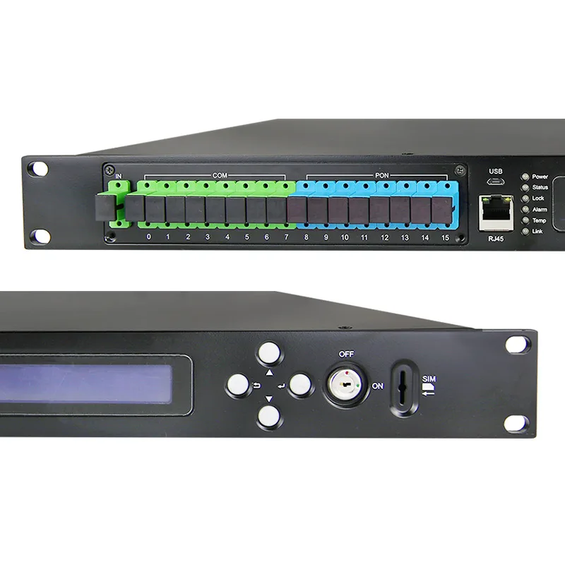 

High Power 8 Port EDFA WDM EDFA 1550nm Fiber Optical Amplifier