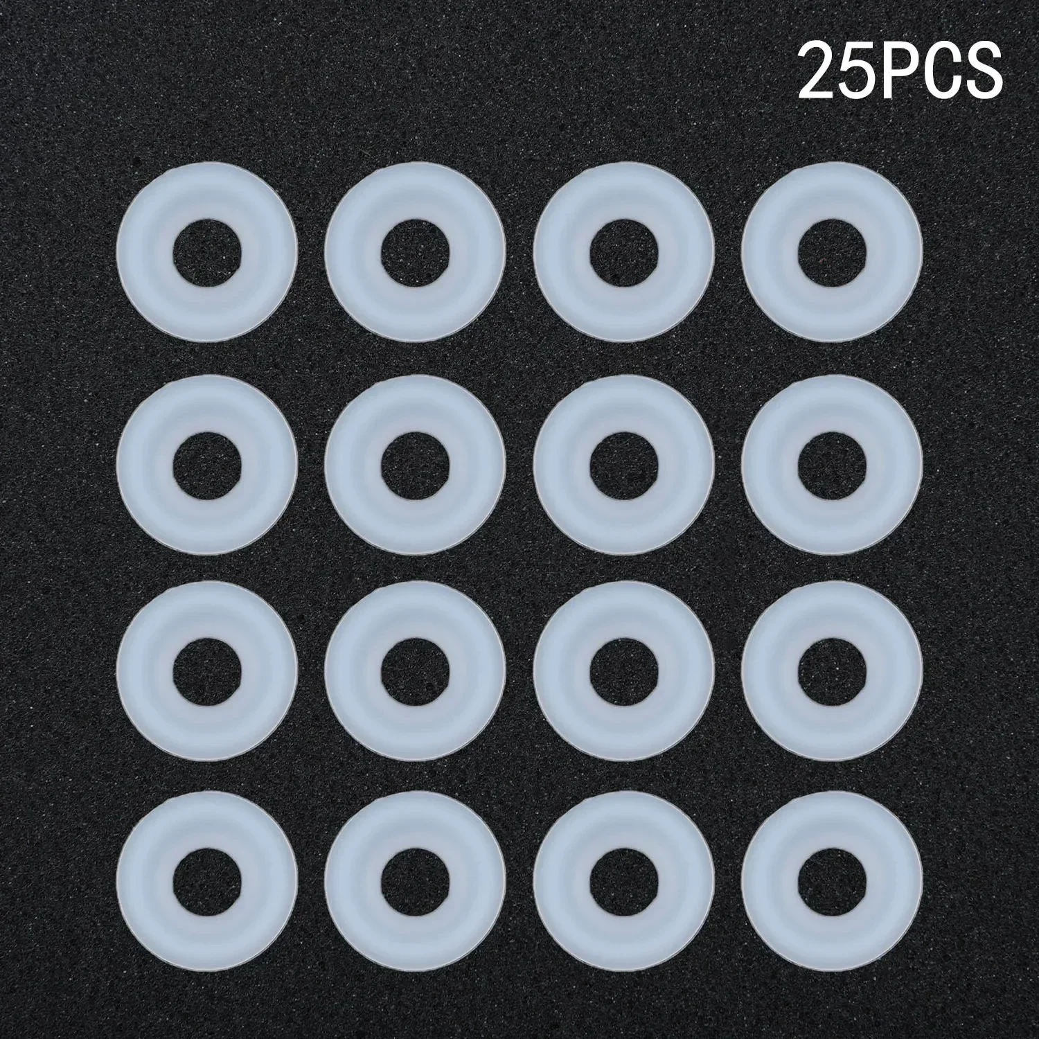 25pcs Flip Bottle Cap Washers Silicon Rubber Washers Gasket Set For Grolsch EZ-Cap Swing Top Bottle Cap