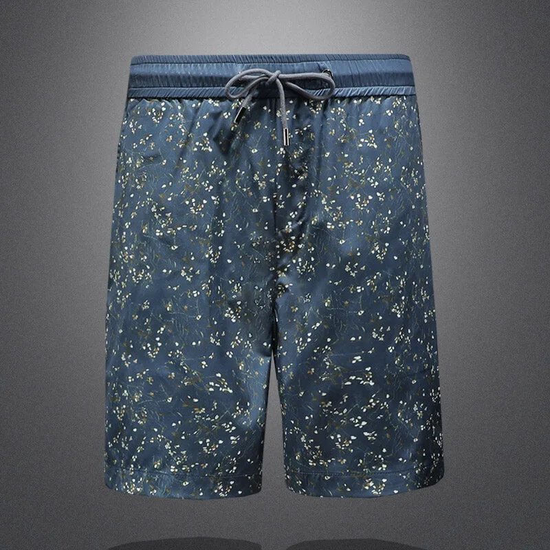 

Summer 2026 Men's Casual Printed Sports orts Thin Beach Pants Qui Dry Straight Leg Polyester Fiber Youth Vitali Sle