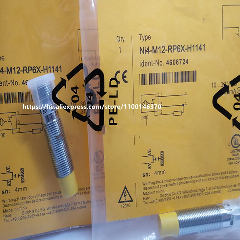 

3Pcs New High Qulity Truck proximity switch NI4-M12E-RP6X-H1141 NI4-M12E-RN6X-H1141