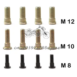 4Pc Glasplaat Schroeven Tand Gekartelde Klinknagel Crimp Klinknagels Spline Schroef Wielnaaf Stud 10.9 Staal Voor ATV UTV Kart quad Moto Fietsonderdelen