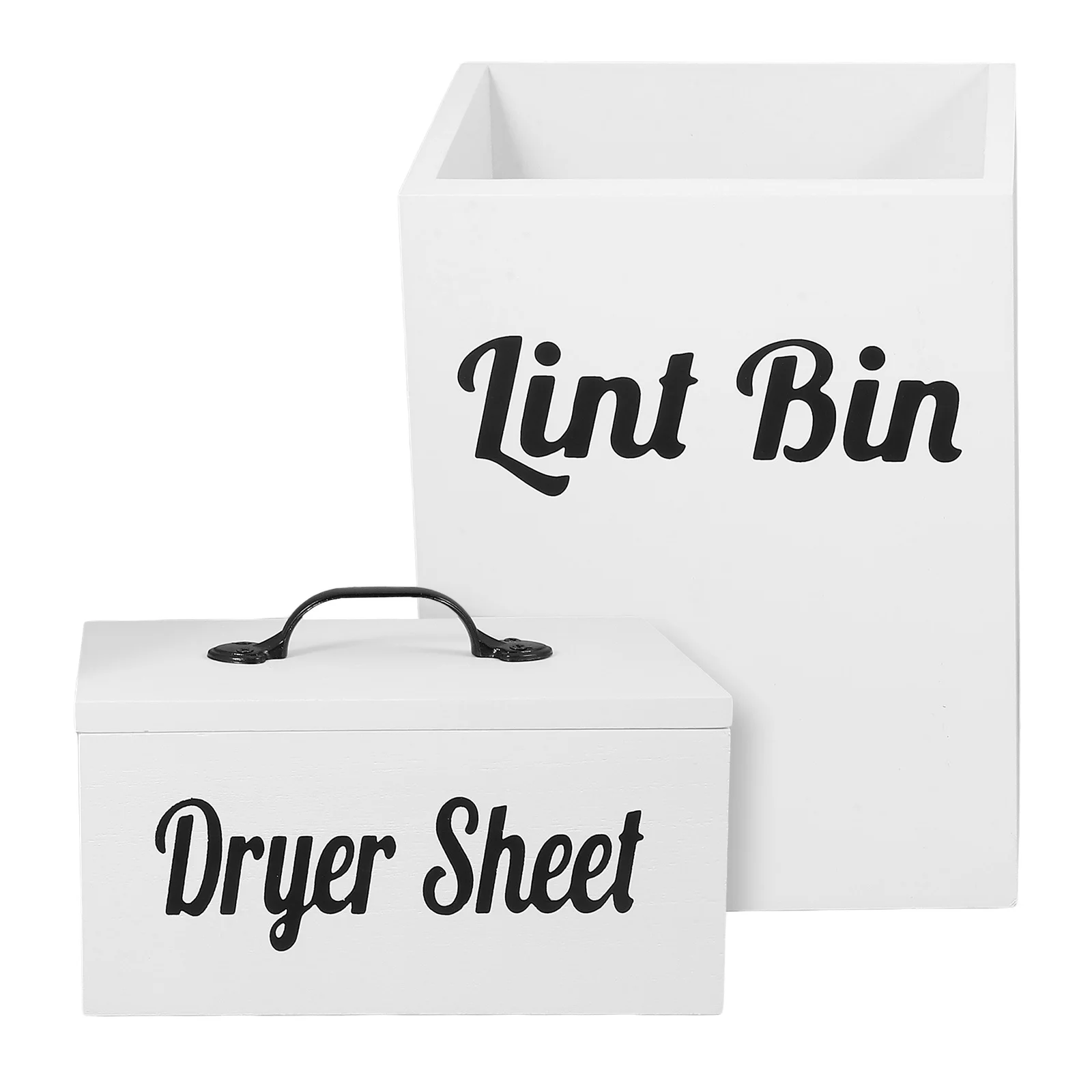 

2pcs Dryer Sheet Storage Box Lightweight Plastic Organizer For Laundry Room Desk Bathroom Sundries Storage Container