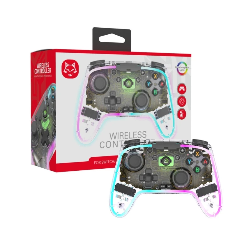 Joy Pad Controllers Wireless Controller for Nintend /PC With Wakesup 6 Axises Gyro Bluetooth-compatible Controller