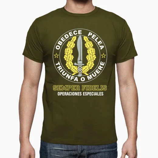 Spanish Legion Mod 1 Emblem Semper Fidelis Special Operations T-Shirt Summer Cotton O-neck Men's Short Sleeve T-Shirt New tees