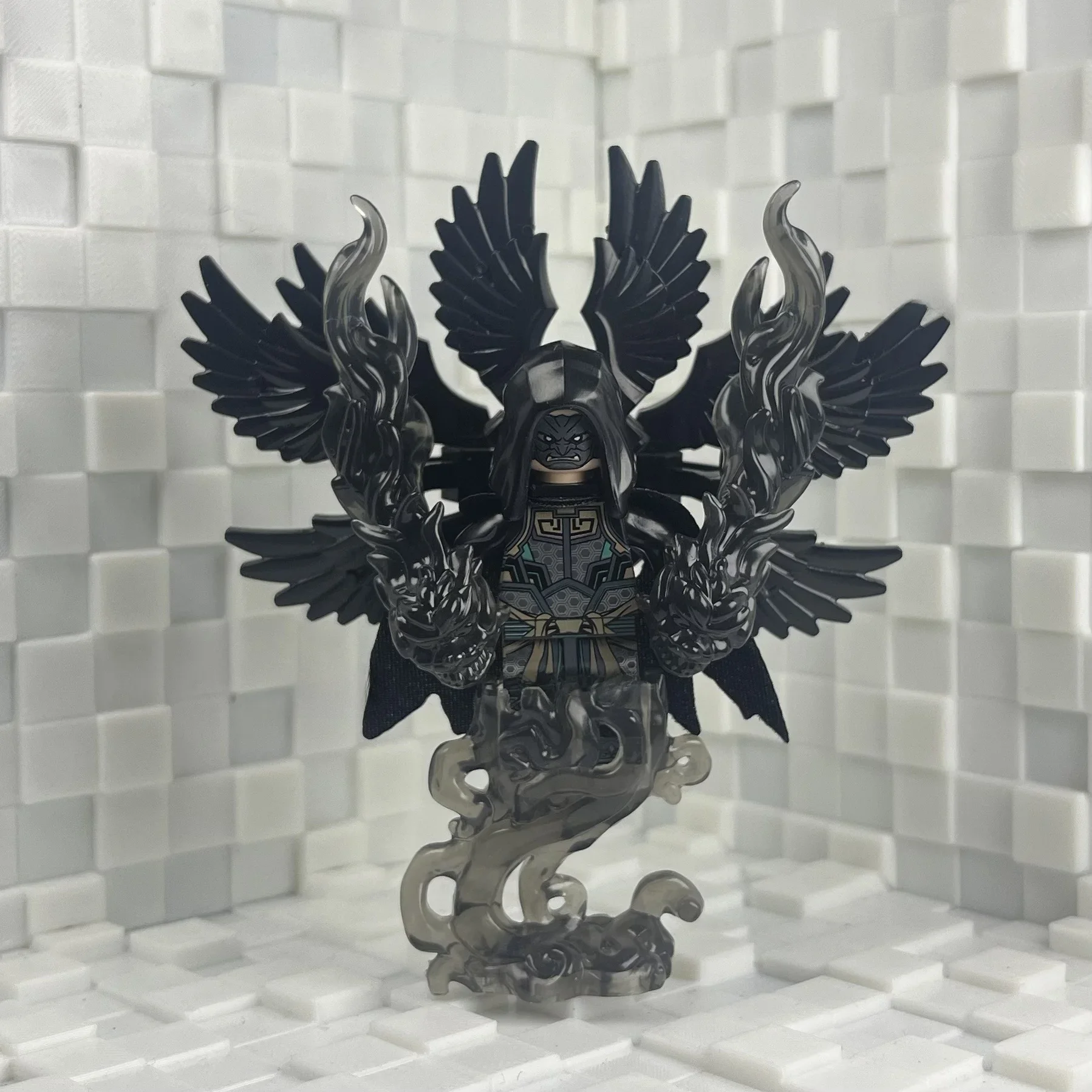 Ancient Dark Magic Tribe Warrior Building Blocks Figure Ball Jointed Body Small Particles Assembly Toy Gift for Kids And Adults