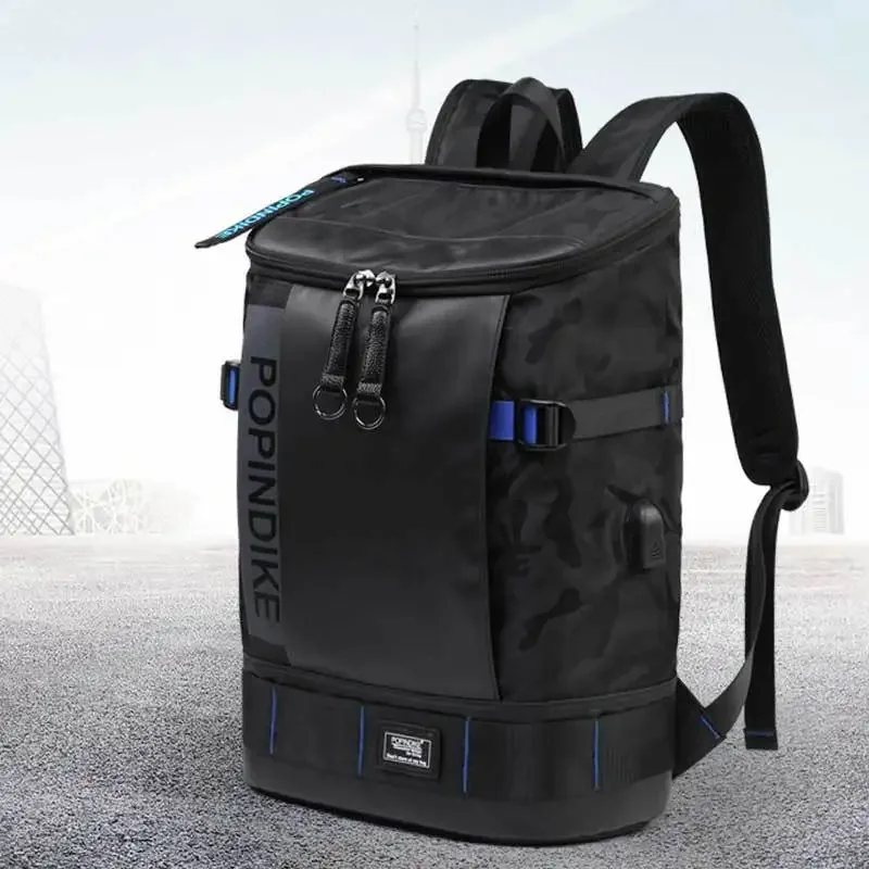 

Men 17.3"Large Capacity USB Port Oxford Waterproof Business Laptop Backpack Trendy Computer Bag Travel Bag Student Schoolbag