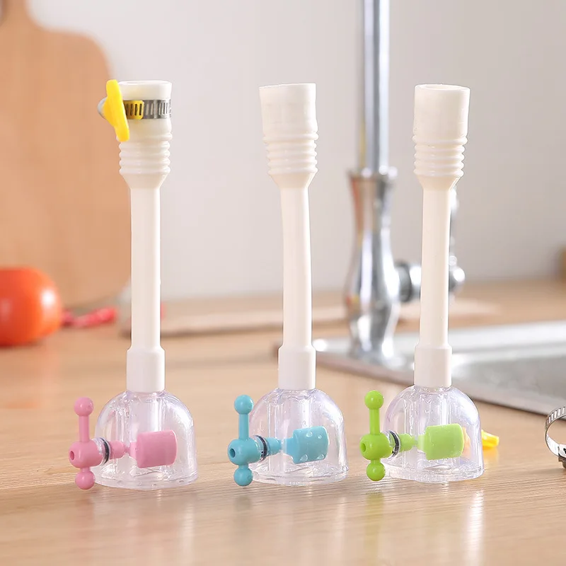 1pc Faucet Filter, Kitchen Connector Splash-proof Shower Head,Telescopic Extension Swivel Water Filter 360° Rotating Water Purif