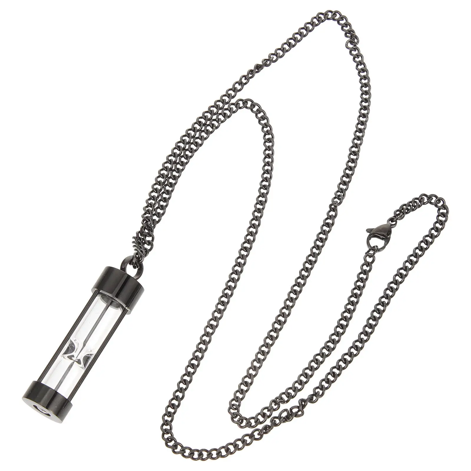 

Памятное ожерелье для праха: Женский кулон-урна в форме песочных часов из титановой стали, устойчивый к выцветанию, легкий, для кремации