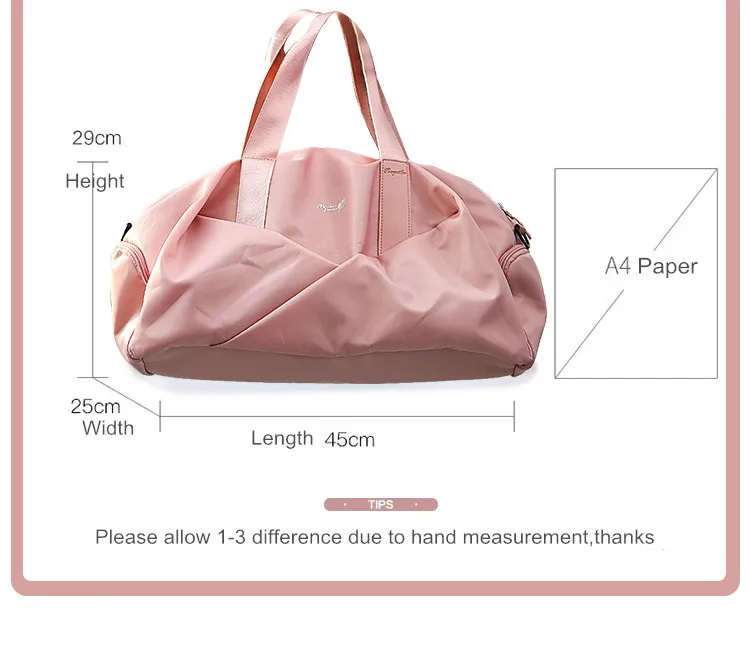 Mochila de grande capacidade para balé, bolsa adulta feminina rosa verde lavanda vermelha