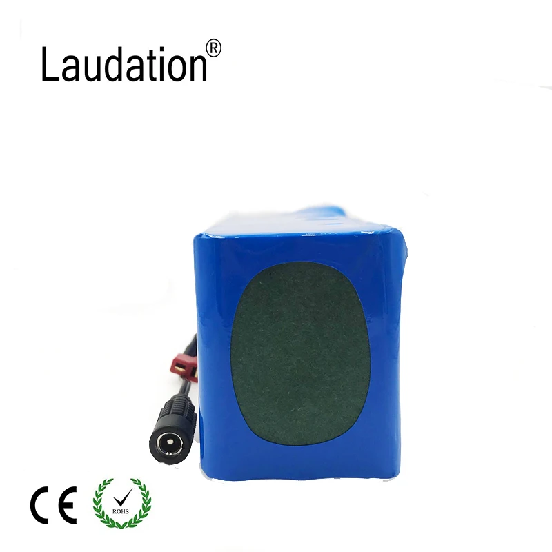Batteria agli ioni di litio Laudation 36V 10Ah per bicicletta elettrica 42V 350W 500W motore o Scooter per moto con 15A BMS ad alta potenza 10S3P