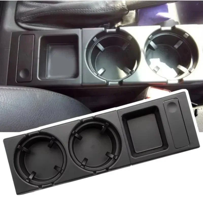 

For Coin Tray 3 Series E46 323i 318I 320I 98-06 Uiz For 51168217953 Car Center Console Water Cup Holder Beverage Bottle Holder