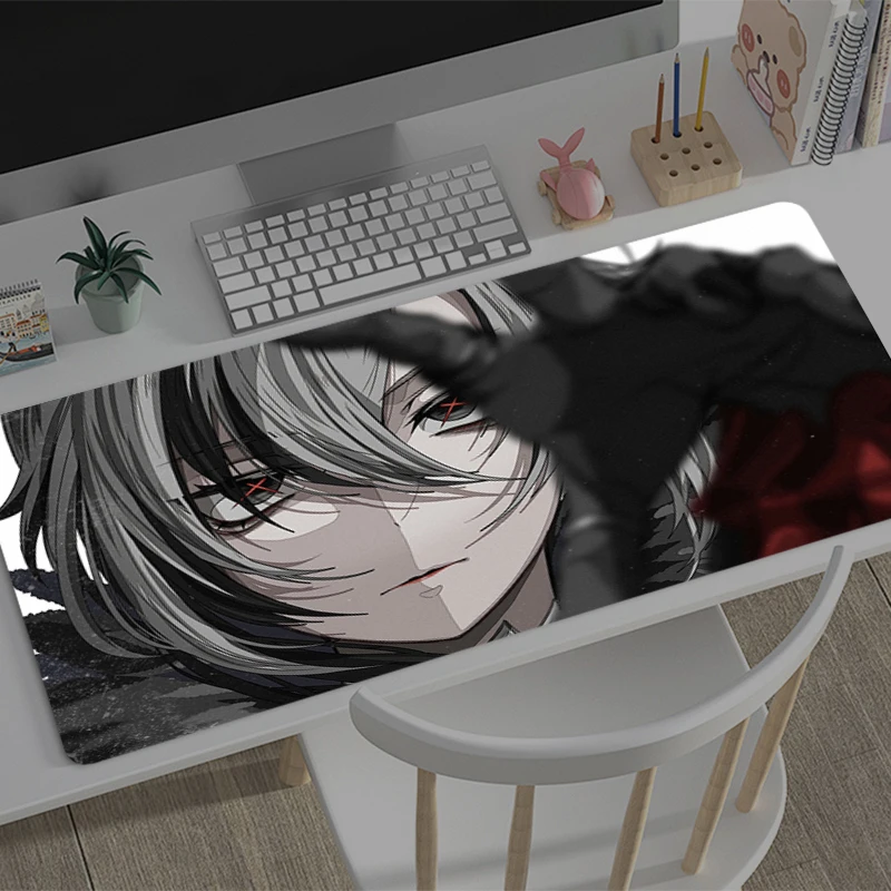 Gaming Mousepad Genshin Impact Arlecchino Anime Mouse Mat Office Gamer Computer Mouse Pad Print Desk Mat PC carpet Big Mousepad