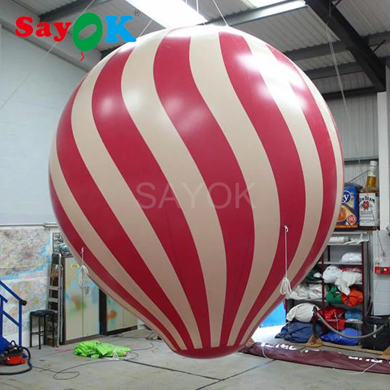 SAYOK Inflatable Helium Balloon 2m/3m Inflatable Advertising Balloons PVC Ball for Events Festivals Advertising Promotion Show