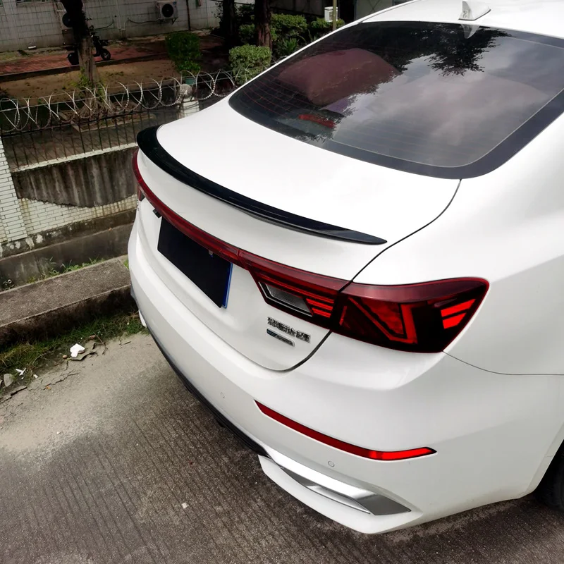 For 2019-2024 Kia K3 Forte Trunk Lid Trunk Lid Spoiler High Quality ABS Material Rear Wing Package