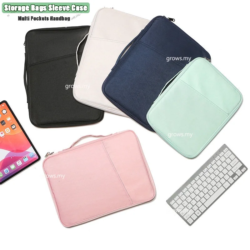 

For iPad 9 8 7 6 10 Air 5 4 3 2 Case For iPad 10.2 9.7 10. 5 10.9 11 New iPad Pro 2022 11 12.9 Carrying Storage Zipper Sleeve