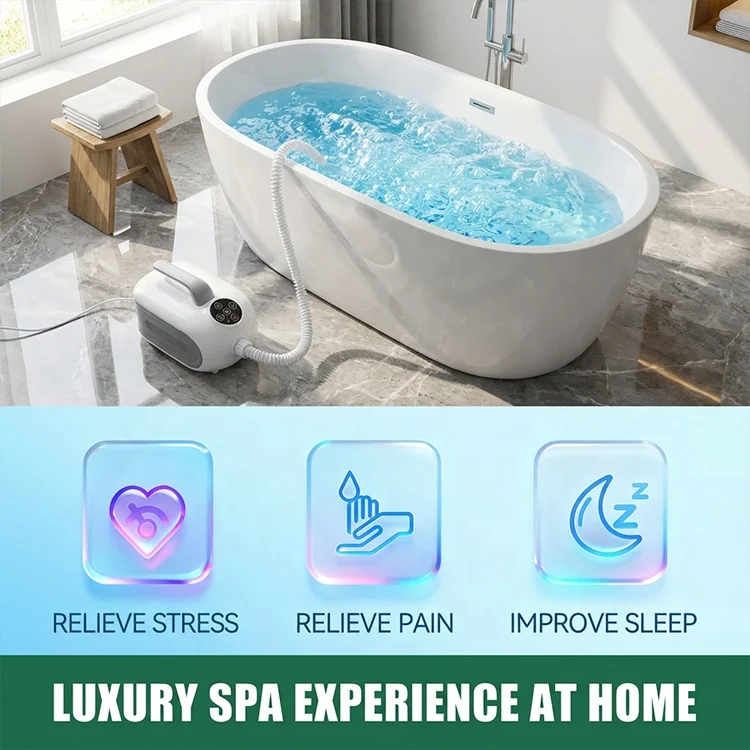 Professional Electric Heated Spa Bubble Bath Massage Pad With 300 Micropores, Waterproof And Durable, Suitable For Hotel And Hom