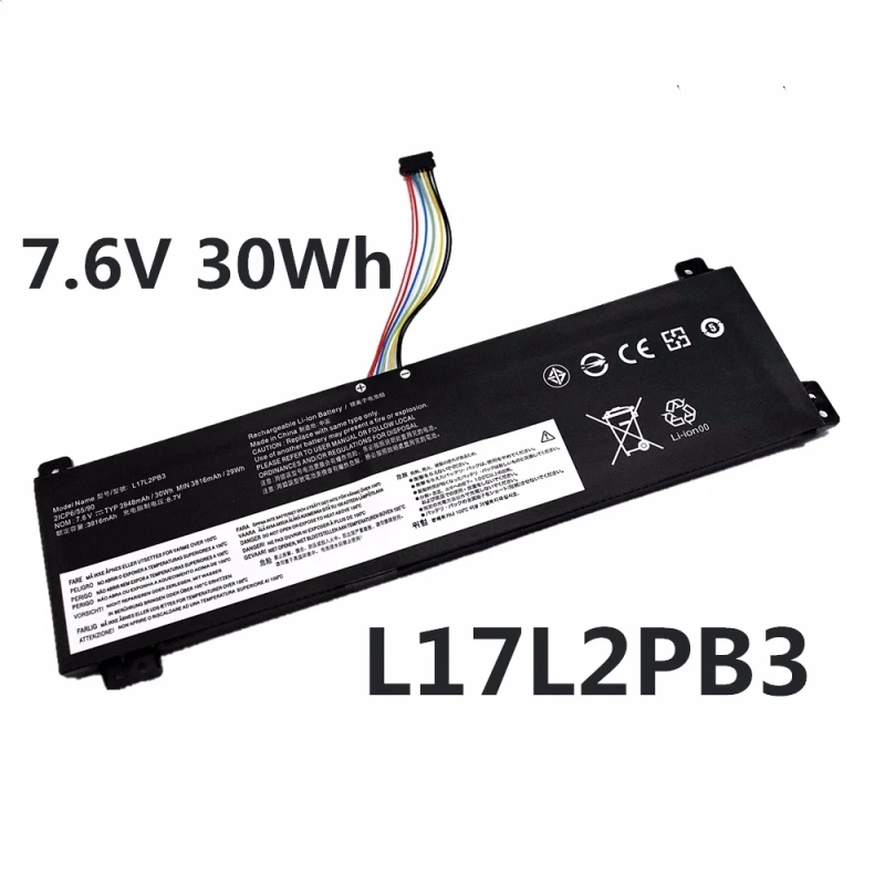 7.6V 30WH L17L2PB3 L17M2PB4 L17M2PB3 L17L2PB4 L17C2PB3 L17C2PB4 Batterie D'ordinateur Portable Pour Lenovo urgence aPad V330-15IKB V530-15IKB