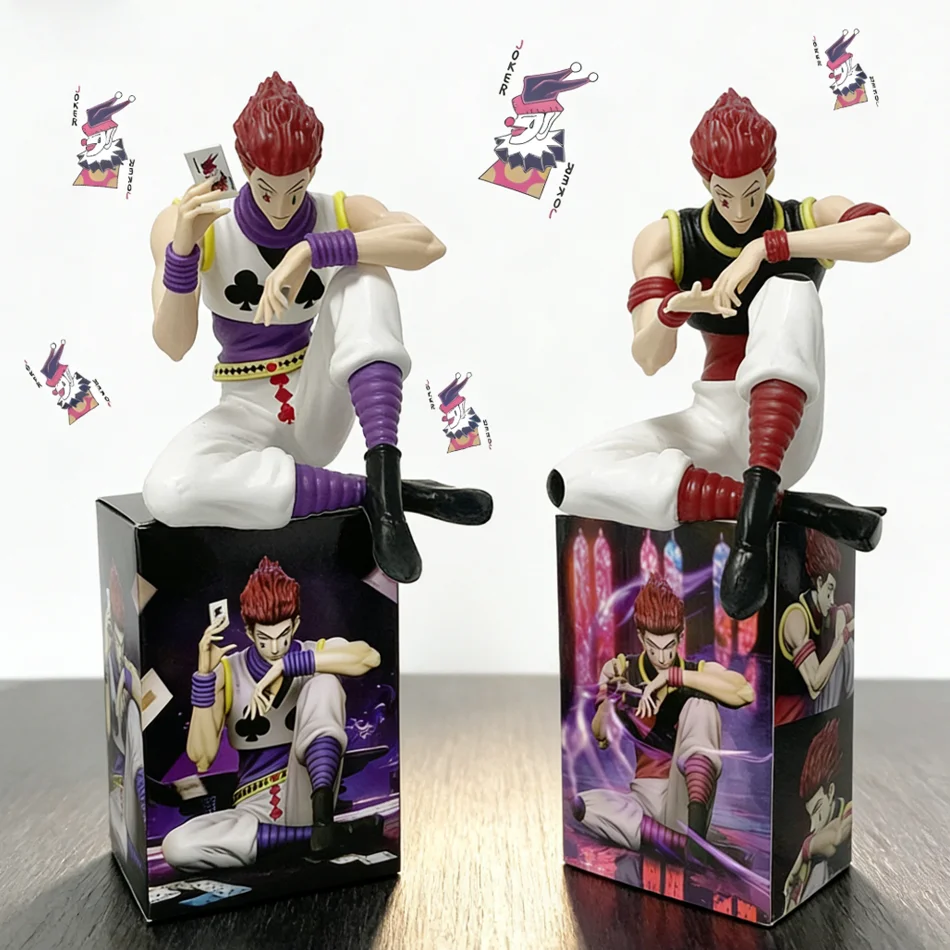 

Sitting Pose For Hisoka Anime Figure Two Colo Articulated Model, Anime Merchandise, Desktop Decoration Toy, Gift Holiday Present