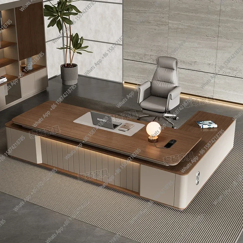 

S Filing Cabinets Boss Desk Chinese Luxury Storage High Quality Art Corner Desks Drawers Executive Conference Bureau Furniture