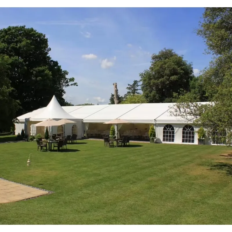 Outdoor Large Wedding Tent with Aluminium Frame PVC Canopy for Party Events Trade Shows Hotel Use - view 6