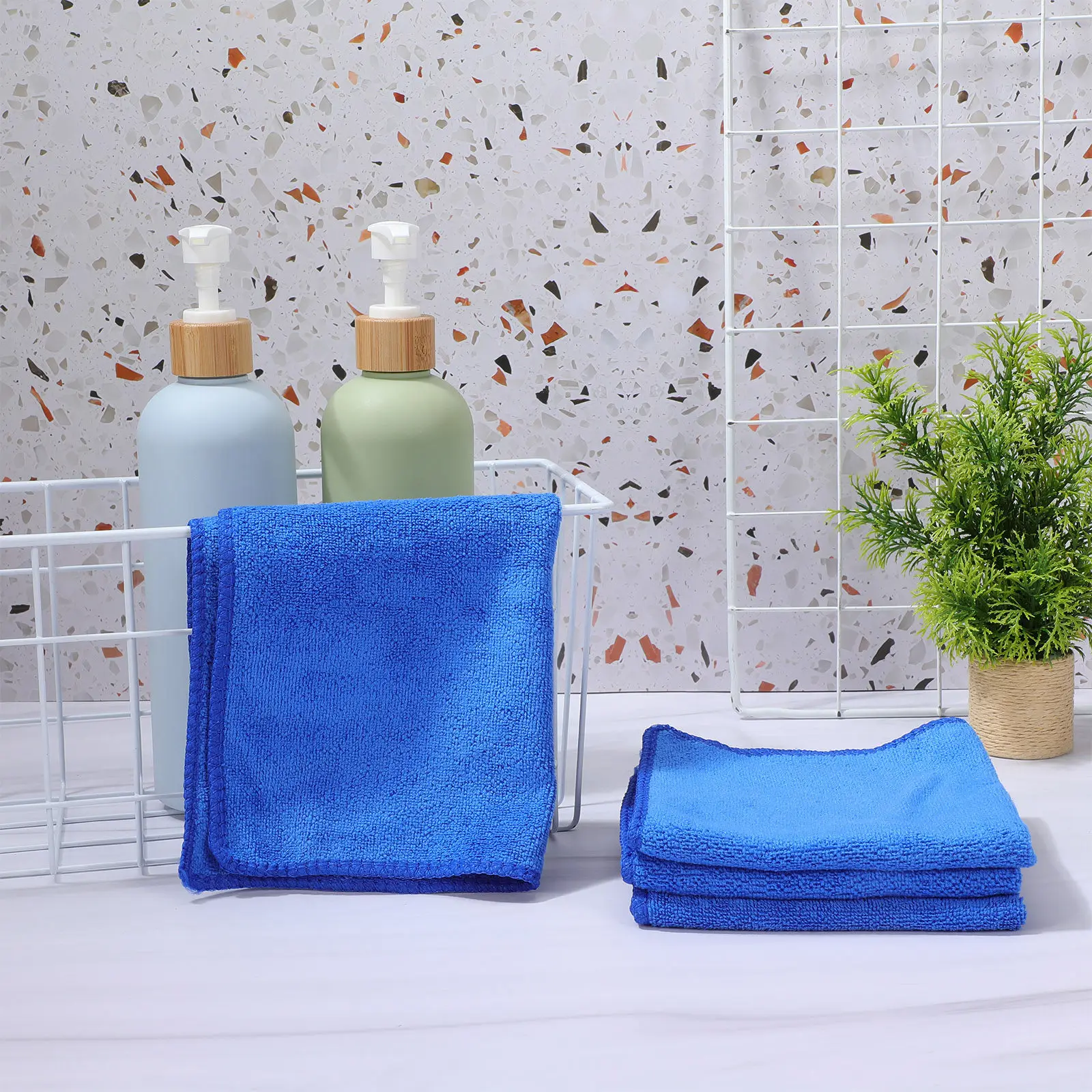 4 Pcs Utility Towels Cleaning For Housekeeping Kitchen Fast Drying Drawing Mini Towel For Art Painting Water Color Painting