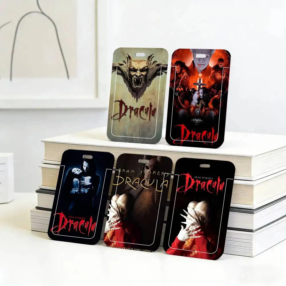 1pc Dracula 1992 Love Fantasy Movi ID Card Sleeve School Card Access ID Card Bus Meal Card Protective Sleeve Easy Push