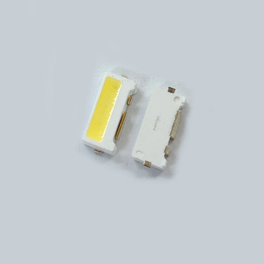 100PCS/Lot Edge SMD LED 7032 6V 1W 160mA  Cool White High Power For TV Backlight