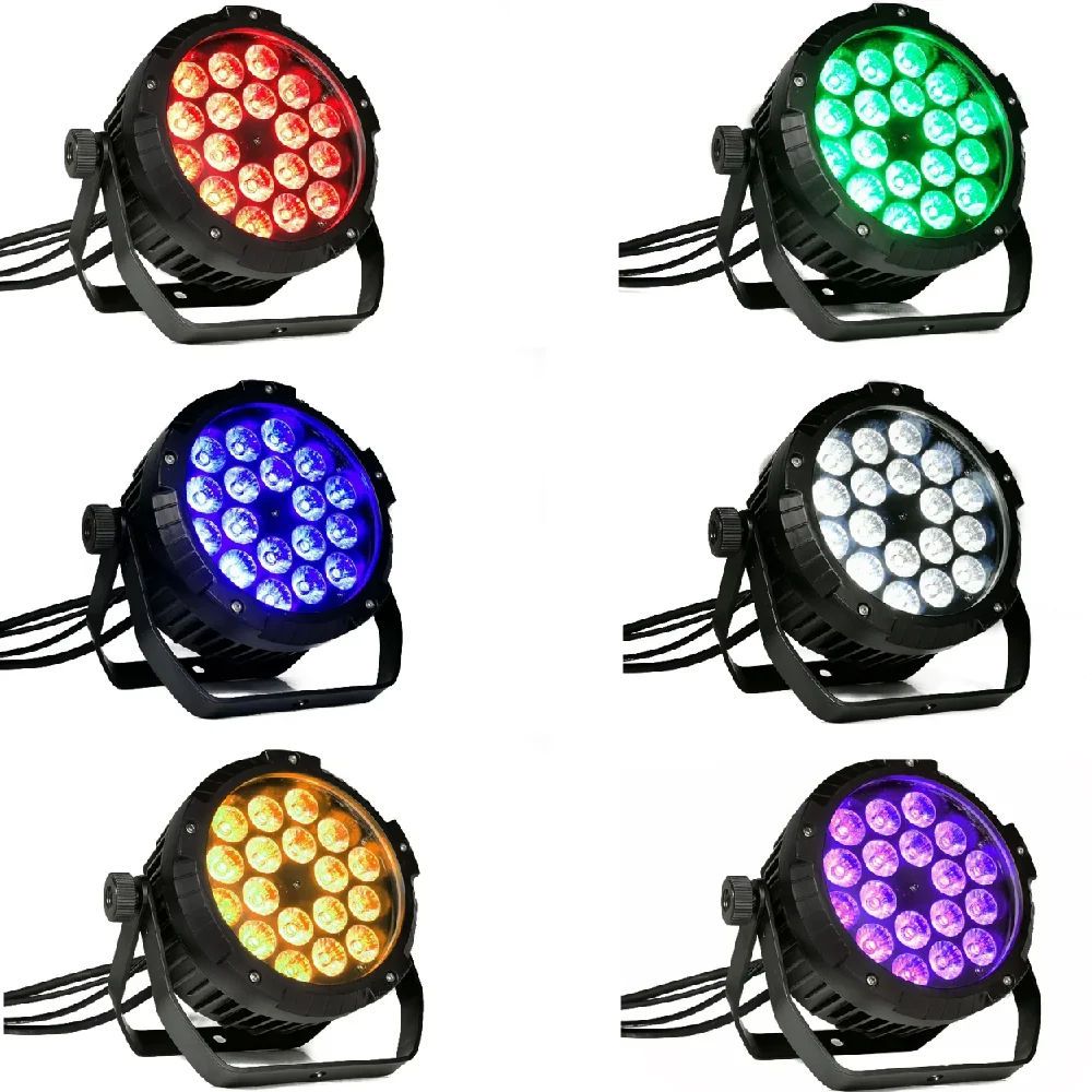4PCS/ RGBWA UV Waterproof led Par Light, IP65 LED wash light professional stage DJ equipment disco lamp