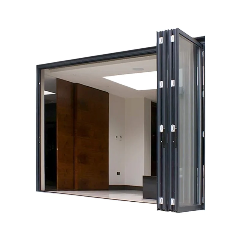 

Hot broken aluminum movable convenient furniture decoration restaurant indoor hall folding door