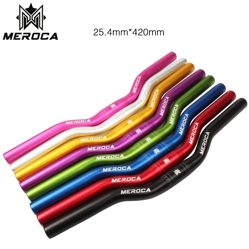 MEROCA Aluminum Alloy Sliding Bicycle Handlebar 25*4*420mm Blance Bike Swallow-shaped Handle Bar