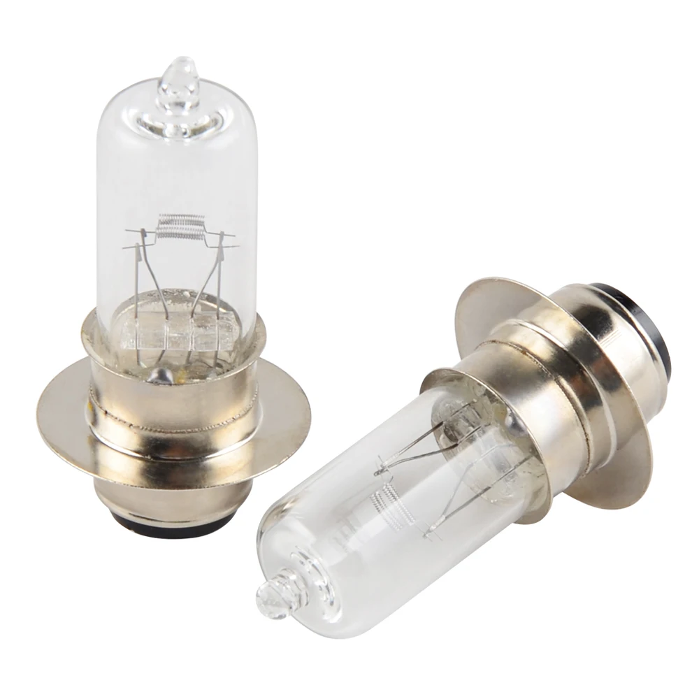 

2pcs 35W White P15D H6M Halogen Headlight Bulbs for Yamaha ATV Banshee 350 Bear Tracker 250 Big Bear 250 350 400 6V 12V 6000K