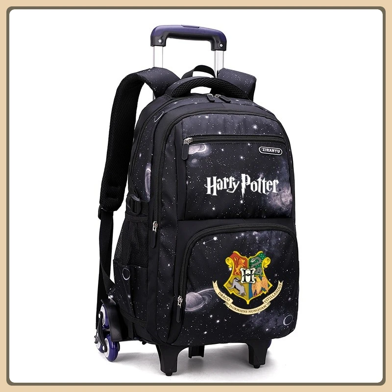 Mochila Escolar con Ruedas, Bolsa de Transporte con Ruedas, Mochila con Ruedas de Harry Potter, Bolsas de Viaje, Mochila