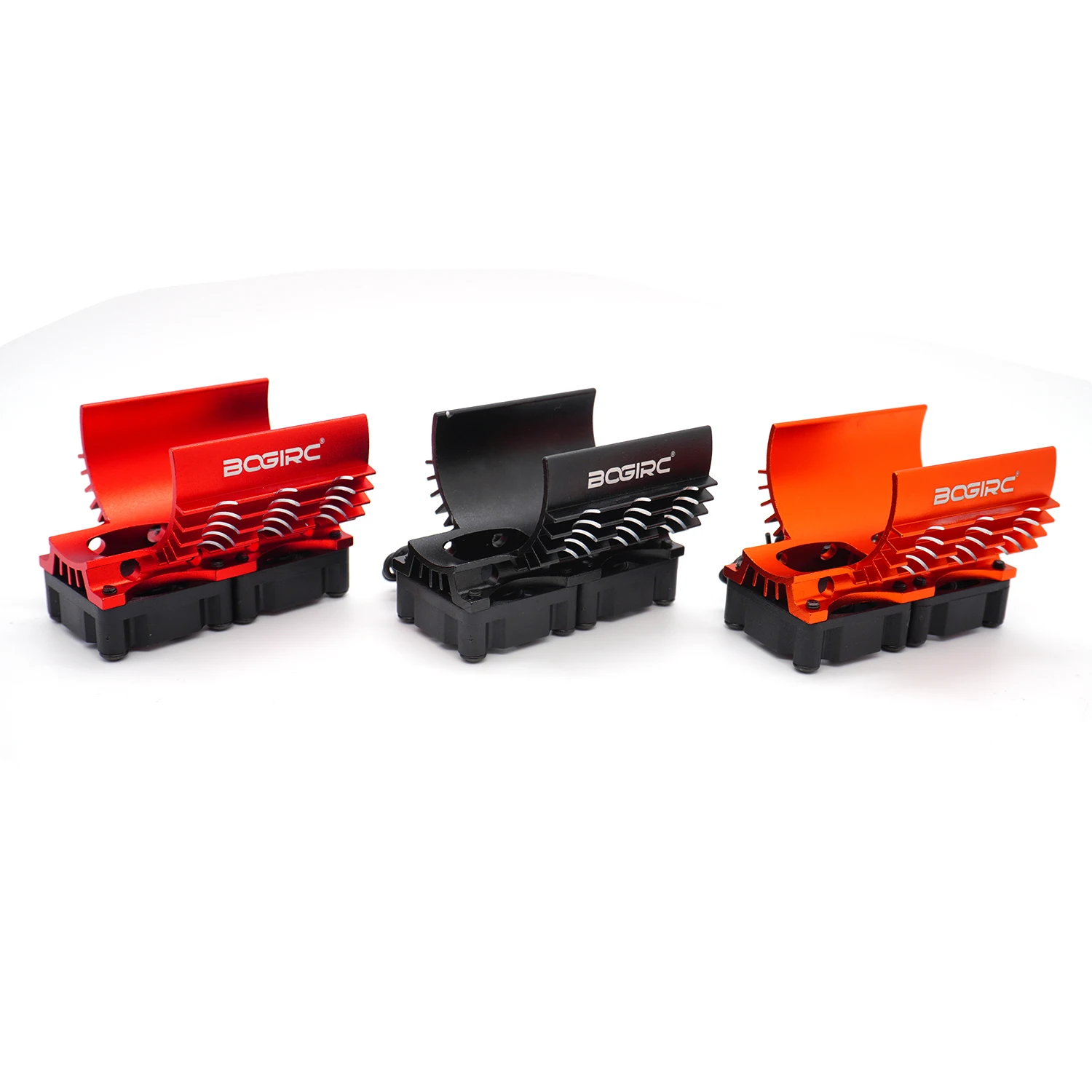 BOGIRC 27000RPM Powerful Dual Cooling Fan 40-42mm Heatsink Holder for 1:7 1:8 RC Car 4068 4074 4082 4268 4274 Brushless Motor