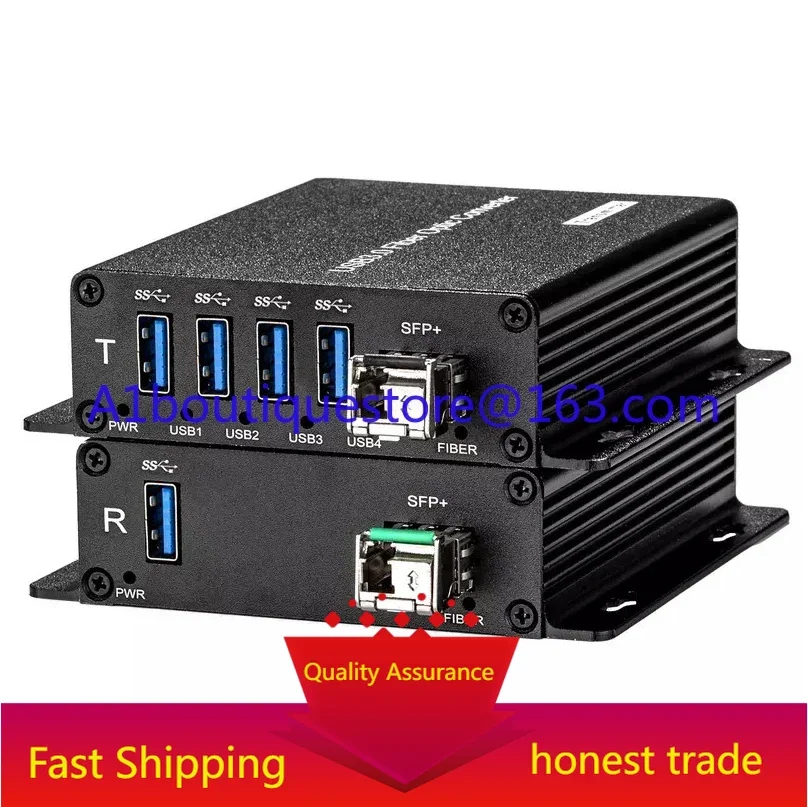 USB 3.0 Extender, 4-Port USB 3.0 Extender 250m over Fiber Cable