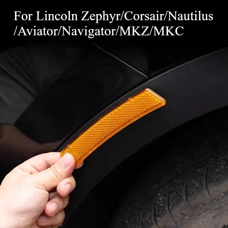 Wheel Eyebrow Reflective Strip – American Style Automotive Accessory for Lincoln Zephyr/Corsair/Nautilus/Aviator/Navigator/MKZ/